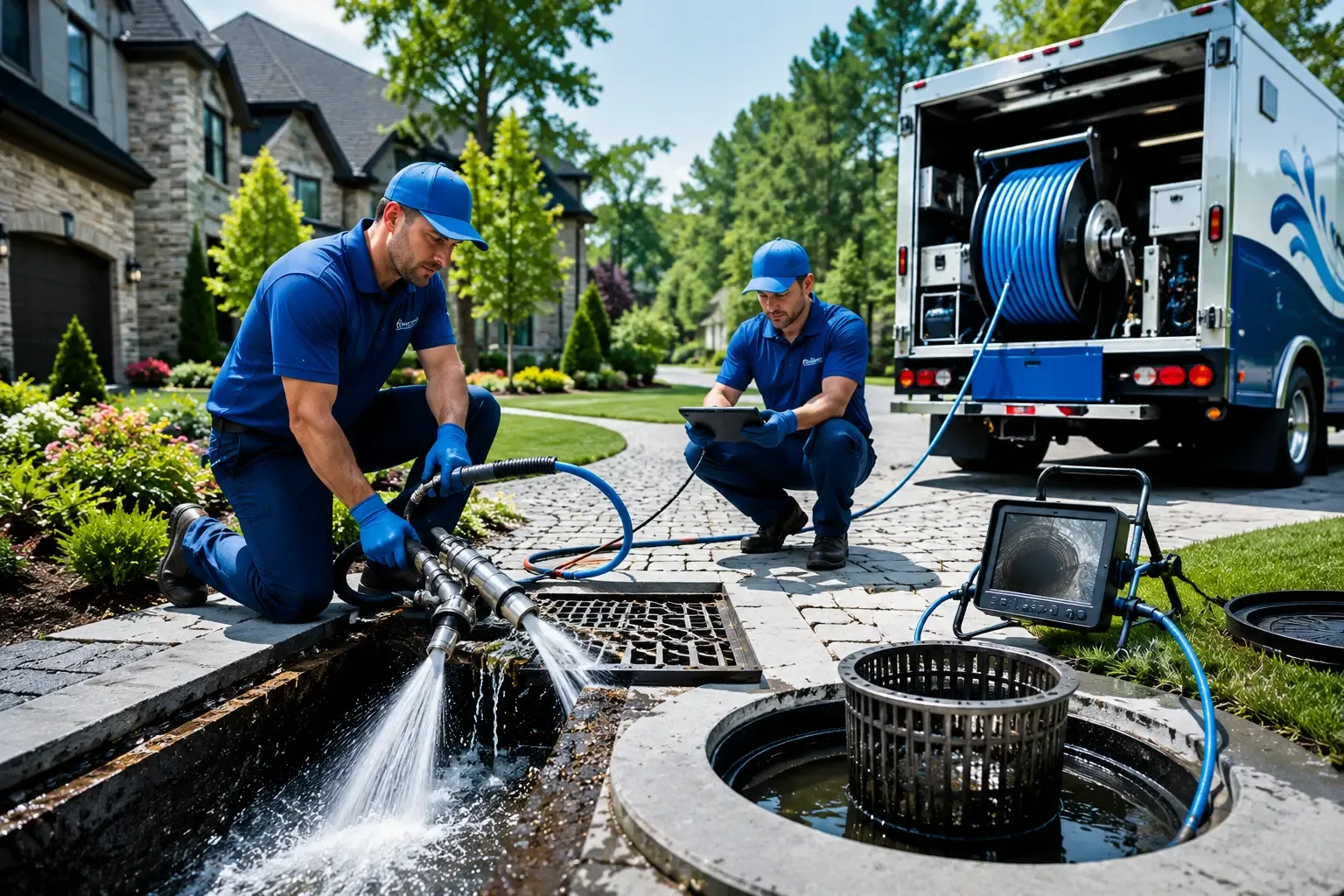 Local outdoor drain cleaning professionals in Markham, TX